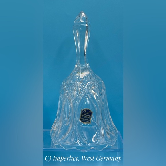 Six Large Vintage Crystal Bells. Wedding Bells. Dinner Bells. Wedding Showe… - Picture 10 of 10